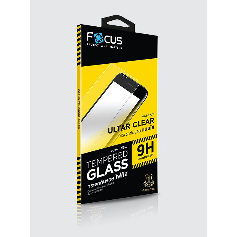 Focus ฟิล์มกระจกนิรภัยกันแตกแบบใส ไม่เต็มจอ สำหรับไอโฟน 5 6 7 8 x xr 11 12 13 14 15 series