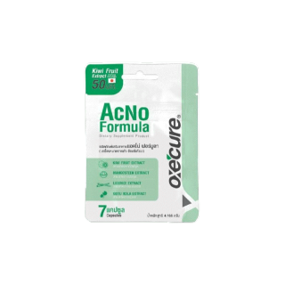 Oxe’cure อ๊อกซีเคียว วิตามินลดสิว คุมมัน 7 แคปซูล AcNo Formula Dietary Supplement 7 capsules (OX0046) Oxecure 4.186 กรัม