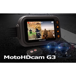 กล้องติดรถมอเตอร์ไซค์หน้า-หลัง รุ่น G3 MotoHDcam WiFi