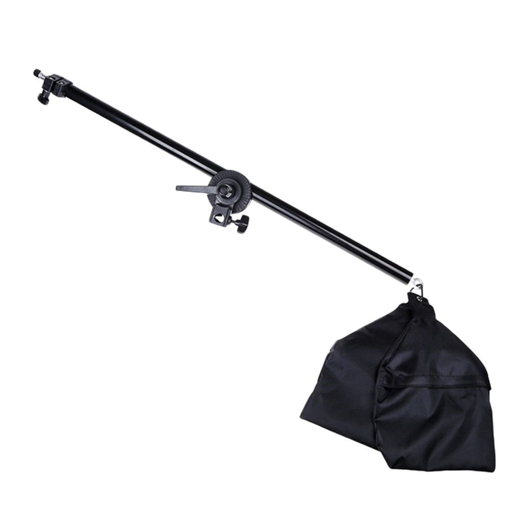 สตูดิโอถ่ายภาพ ไฟต่อเนื่อง ซอฟบ็อกพร้อมขาแขวนขาตั้งไฟและถุงทราย 50x70 Softbox