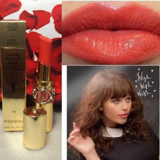  Yves Saint Laurent Rouge Volupte Shine  #14