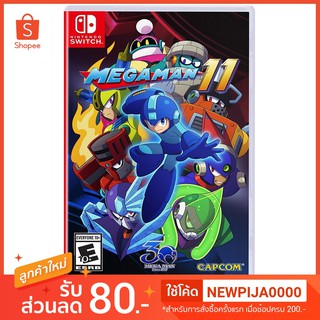 Nintendo Switch Megaman 11 US Eng (ทักแชทรับโค้ดส่วนลด)