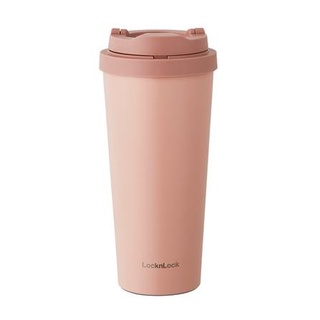 กระติกสุญญากาศ LOCKNLOCK METRO TUMBLER 550มล. สีชมพู ์เก็บความร้อน-เย็น