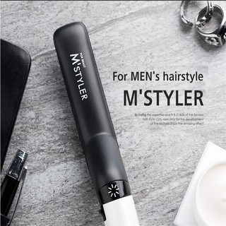 Fashion Hair Styling M Styler Mens All In One Ceramic Iron Comb Straightener