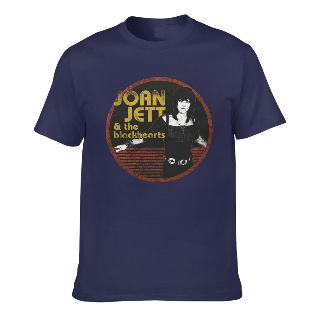 Joan Jett Jett Circle เสื้อยืดแขนสั้นผู้ชาย