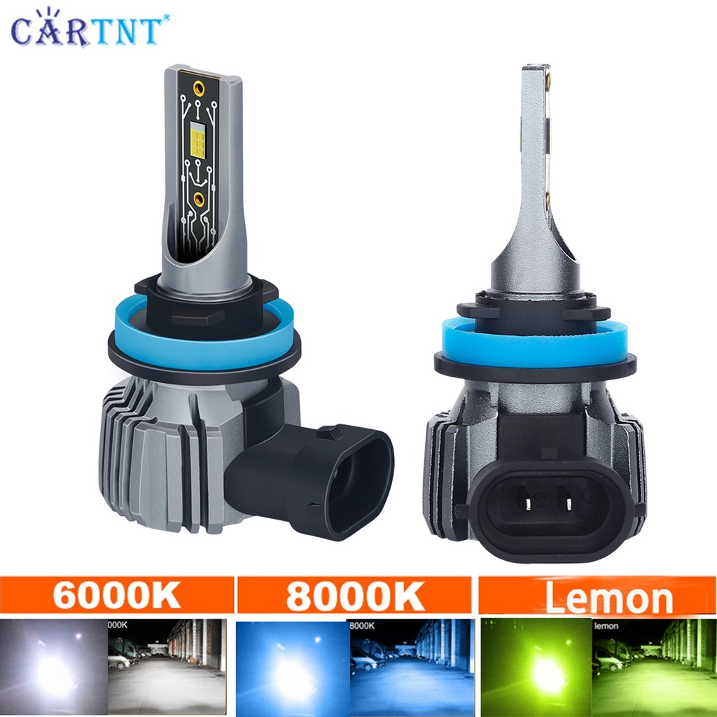 หลอดไฟตัดหมอก Led H11 H1 H4 H3 H7 H11 H8 H9 9005 HB3 9006 HB4 20000LM 100W 6000K 8000K 12V 24V สําหร