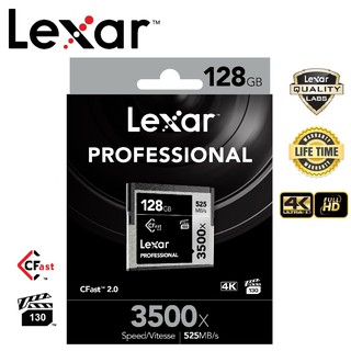 Lexar 128GB CFast Professional 3500x 525MB/s