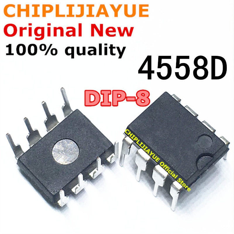 20-50PCS 4558D DIP8 RC4558P JRC4558D DIP 4558 RC4558 DIP-8 ใหม่และชิป IC ชุด