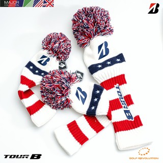 ที่ครอบหัวไม้ Bridgestone golf - [2020 model Major Collection] US Head Cover Set (3 pcs of head cover for DR, FW, UT)