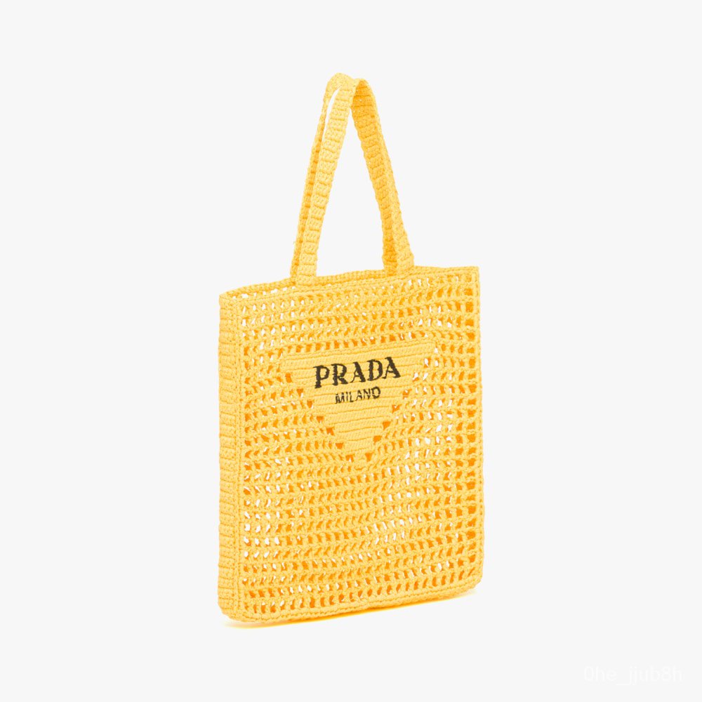 Prada/RETAIL EXCLUSIVE raffia fiber tote bag(ข้อเสนอพิเศษเตรียมจัดส่ง)  xgnH