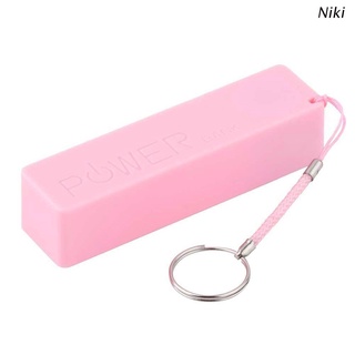 Niki Portable Power Bank USB Mobile Charger Pack Box Battery Case For 1 x 18650 DIY