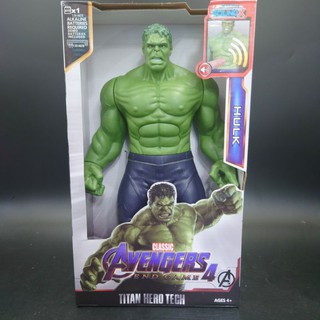 โมเดล Super Heroes Marvel Avengers -  Hulk  มีเสียง มีไฟ ราคาถูกมาก💥 สูงราว 30 Cm คุ้มสุดๆ