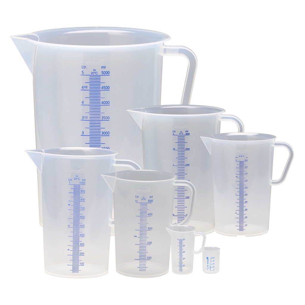 บีกเกอร์ตวงน้ำยา ทนเคมี ทนความร้อน VITLAB จากเยอรมัน