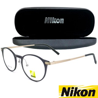 Nikon แว่นตารุ่น 6307 C-7 สีม่วง กรอบเต็ม ขาข้อต่อ วัสดุ อลูมิเนียม Eyeglasses ทางร้านเรามีบริการรับตัดเลนส์