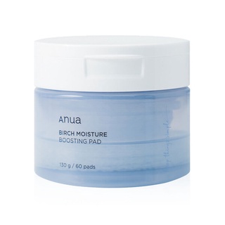 Anua Birch Moisture Boosting Pad 130g. โทนเนอร์แผ่นบำรุงผิวอิ่มน้ำ