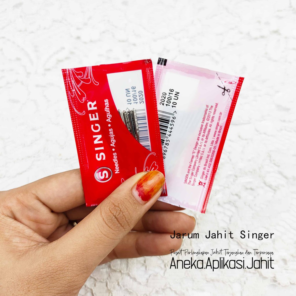 SINGER SEWING NEEDLES PER PACK CONTAINS 10 NEEDLES
