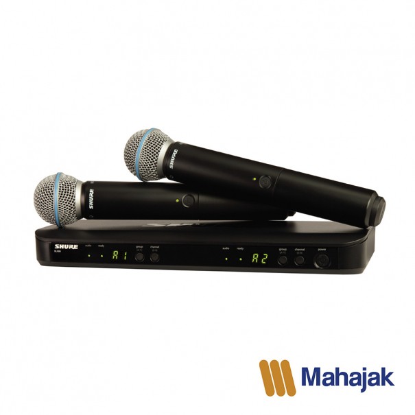 SHURE BLX288TH/B58  ชุดไมค์ลอยมือถือคู่