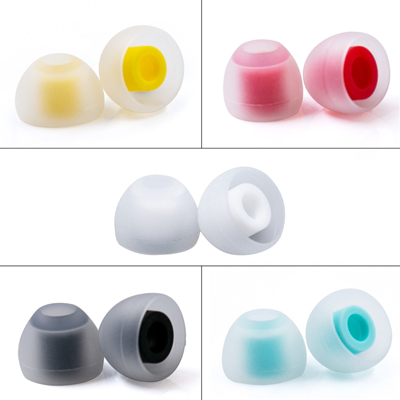 KBEAR 07 Silicone upgraded  Eartips 1 pair(2 pcs)  5 pairs(10pcs) Noise Isolating with S M M- L Size For KBEAR TRI Earphone