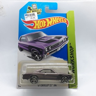 รถเหล็ก Hotwheels 67 CHEVELLE SS 396 (ib23)