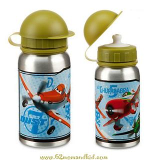 กระบอกน้ำ อลูมิเนียม ลาย เพลน -- Planes Aluminum Water Bottle - Small สินค้านำเข้า Disney USA