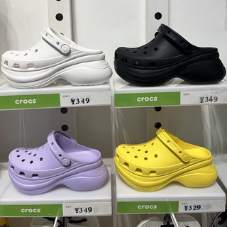 crocs แท้ รองเท้าแตะ Crocs Classic Bae Clog ขนาด 6 ซม. สําหรับผู้หญิง#206302