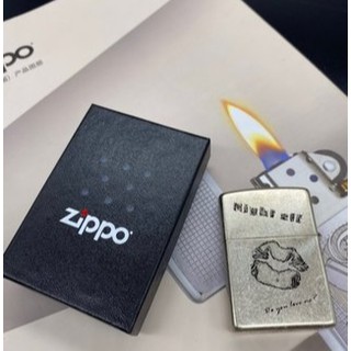 ไฟแช็ค Zippo กันลมกันน้ำไฟแช็กน้ำมันก๊าด