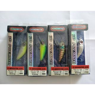 เหยื่อHinomiya รุ่น C-minnow มี 4 สี(แจ้งสีในแชท)