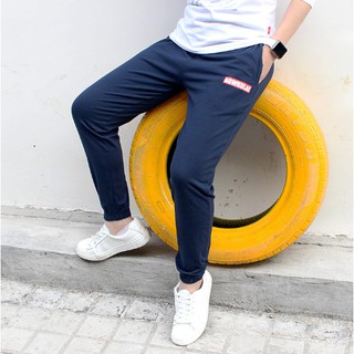 กางเกงขายาวเด็กโต กางเกง jogger pants กางเกงวอร์ม ลาย aowkulae สีกรม