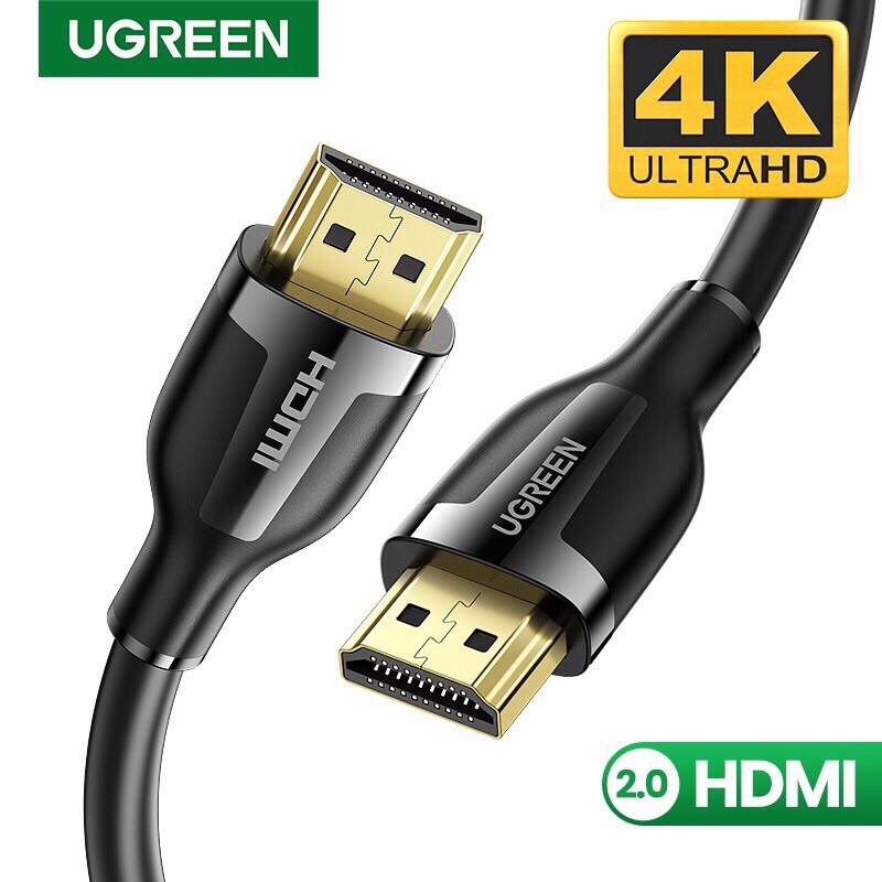 Ugreen สายเชื่อมต่อ Hdmi 4k 60Hz Hdmi 2.0 สำหรับทีวี monitor, Projector, PC, PS3-4 Xbox DVD