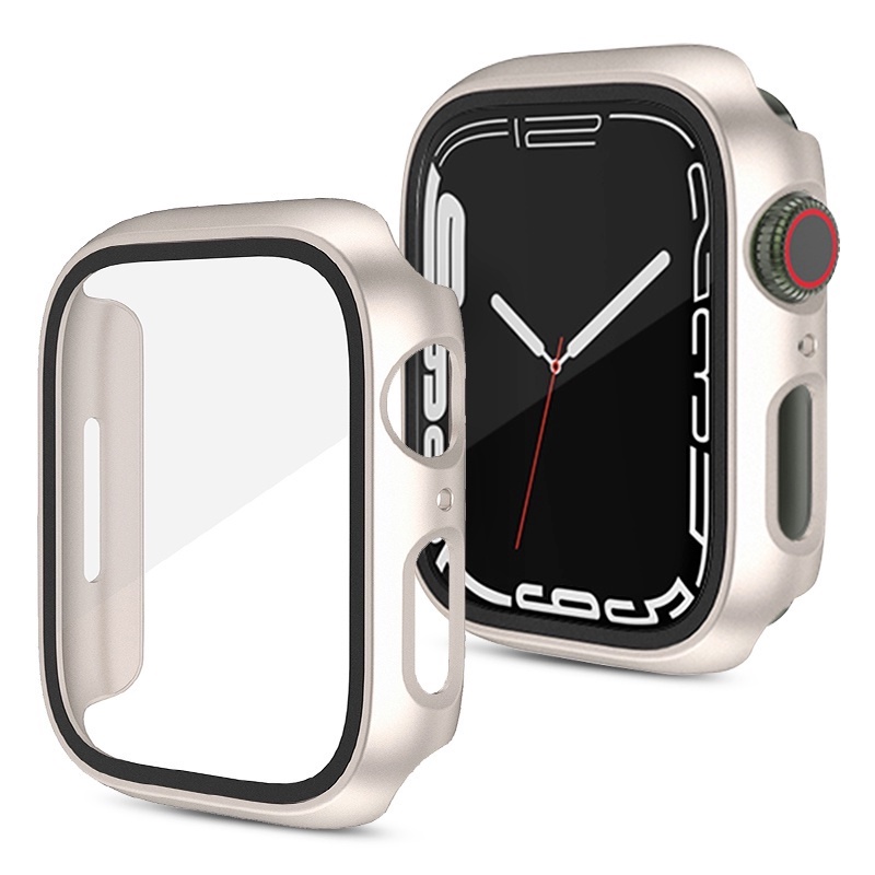 กระจก + ฝาครอบสําหรับ Apple Watch Case Series 10 46MM 9 7 6 SE 5 4 3 iWatch ป้องกันหน้าจอ Apple Watc