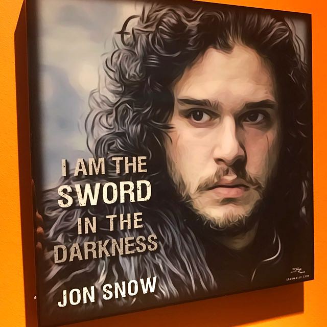 Jon Snow : กรอบโปสเตอร์ Game of Thrones Pop Art