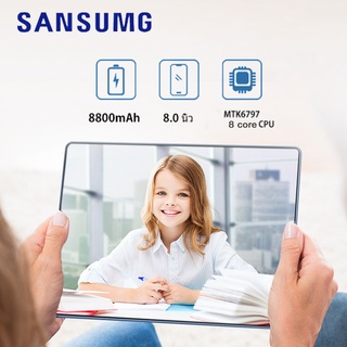 Samsung Galaxy Tab แท็บเล็ต 12+512G แท็บเล็ตราคาถูก Android Tablet แท็บเล็ตถูกๆ เรียนรู้คอมพิวเตอร์ สองซิม แท็บเล็ตโทรได