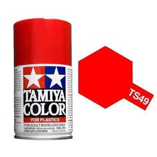 TAMIYA 85049 TS-49 BRIGHT RED สีสเปรย์ทามิย่า พ่นโมเดล