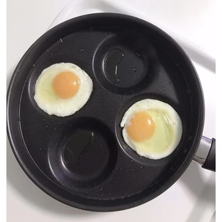 กระทะทอดไข่ กระทะหลุมทอดไข่4หลุม ทำอาหารเช้า Non-Stick ทำอาหารได้หลากหลาย ---สินค้ามีพร้อมส่ง—