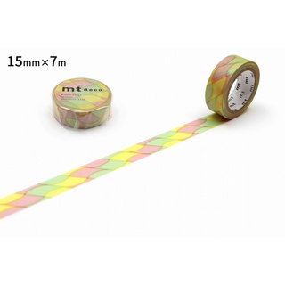 mt masking tape (15mmx7m) flutter (MT01D505) / เทปตกแต่งวาชิ (15mmx7m) ลาย flutter แบรนด์ mt masking tape ประเทศญี่ปุ่น