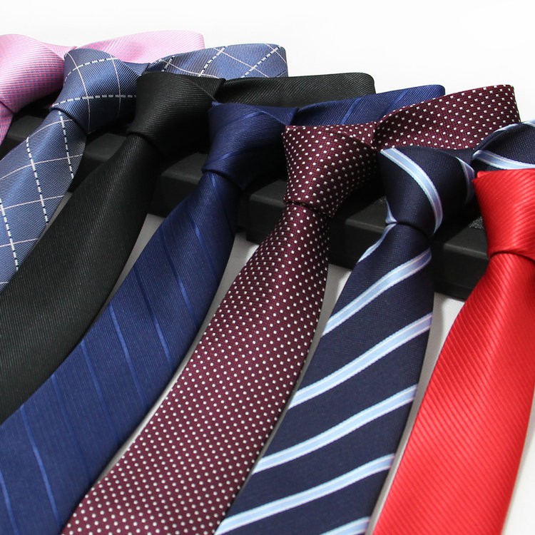 Self Tie 7 ซม.ผู้ชาย Ties ธุรกิจ Tie Classic Stripes เนคไทเนคไทงานแต่งงาน