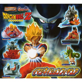 RARE 100% Bandai Gashapon Action Figure Dragonball Imagination 300 yen Part 1 Set of 6 กาชาปอง ชุด 6 ตัว ดราก้อนบอล แซท