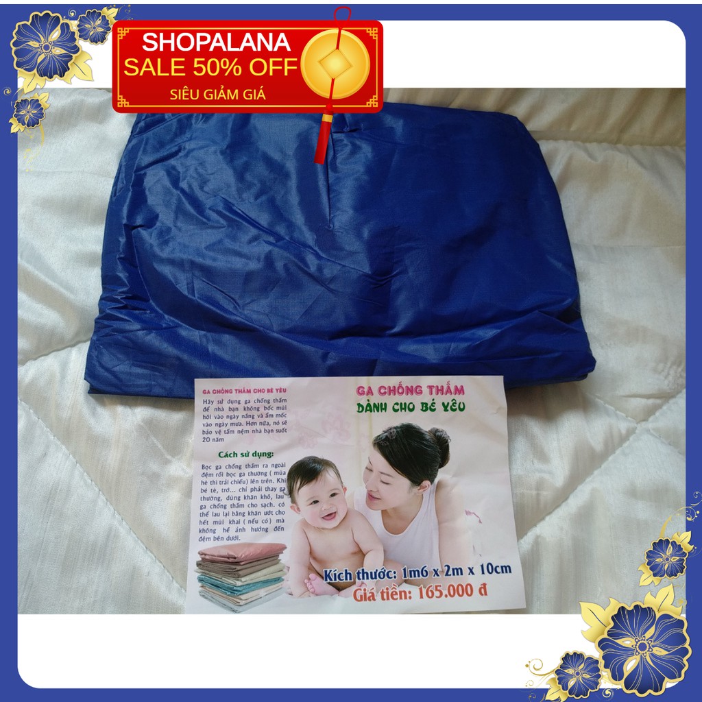 ผ้าปูที่นอนกันน้ําเวียดนาม 1m6x2m