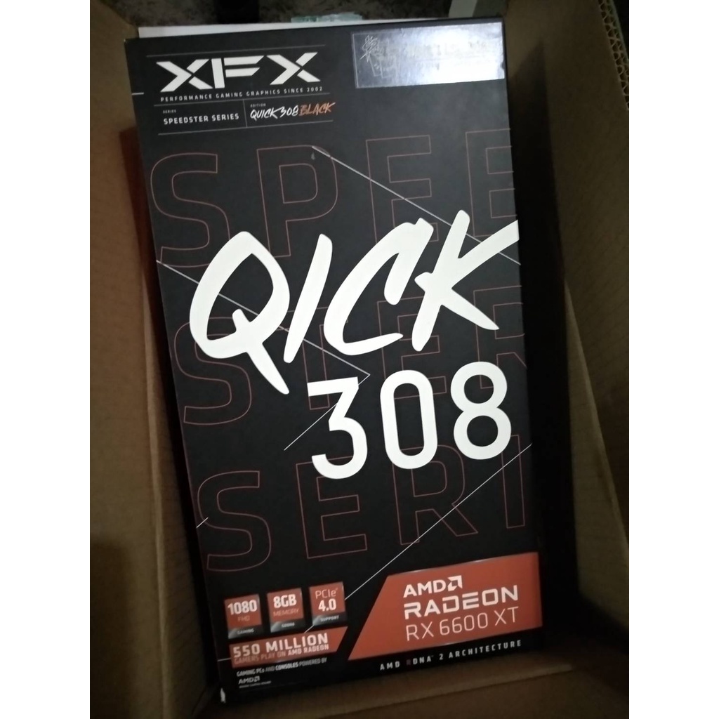 การ์ดจอ XFX AMD Radeon RX 6600 XT 8GB Qick 308 (ประกัน Deva's 2ปี)
