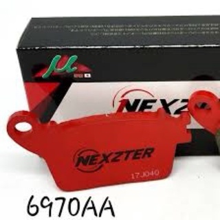 nexzter break pad prrformanceผ้าเบรคสำหรับ R6,R1,R1M ZX10 ZX6 จำนวน 1 ชุด