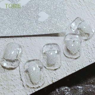 Tobie สติ๊กเกอร์ฟิล์มกระดาษแก้วลายหยดน้ําสไตล์เกาหลีสําหรับตกแต่งเล็บ