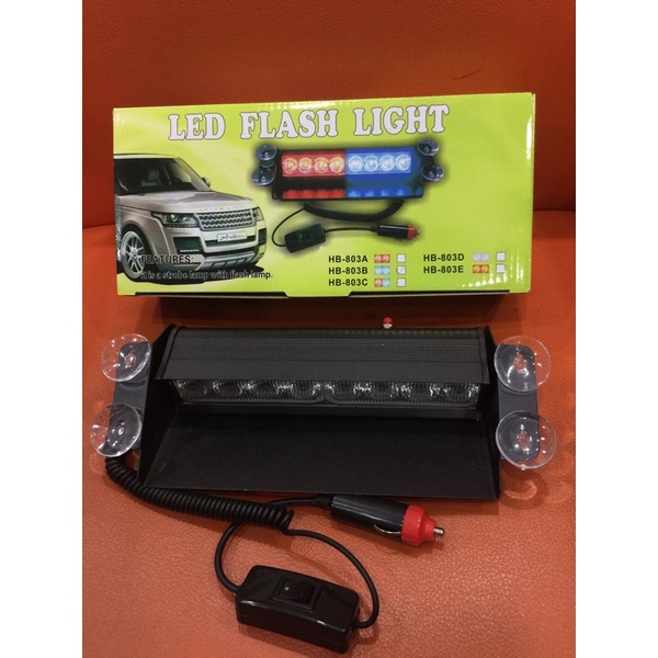 ไฟ LED รถยนต์พร้อมไฟ LED 8 ดวง
