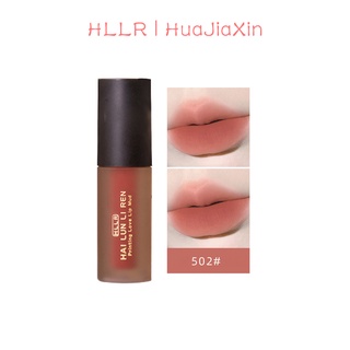 Hllr ลิปสติก ลิปกลอส เนื้อกํามะหยี่ ขนาดเล็ก สีแดง