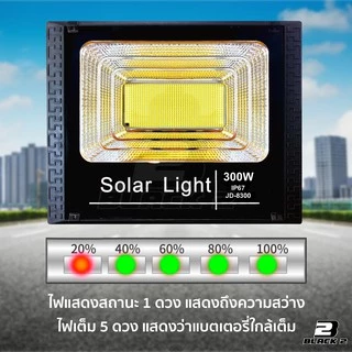 JD Solar Light 35w 55w 75w 150w 200w 500w แสงสีเหลือง ไฟโซลาเซลล์ สปอร์ตไลท์ โคมไฟพลังงานแสงอาทิตย์