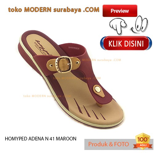 HOMYPED ADENA N 41 MAROON รองเท้าแตะลําลองผู้หญิง