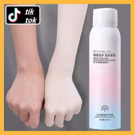 พร้อมส่ง Whitening Sunscreen Spray Unisex UV Protection สเปรย์กันแดดที่ทำให้ผิวขาว 150ml （260）