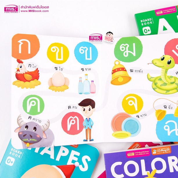 หนังสือ Boardbook บอร์ดบุ๊ค ของหนู หนังสือเด็กแรกเกิด 0+ กระดาษแข็ง สามารถใช้ร่วมกับปากกาพูดได้ MIS Talking Pen