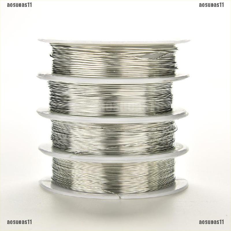 【aosu•OAS】0.3/0.4/0.6/0.8mm Plated Copper Wire Beads Jewelry Making DIY ...