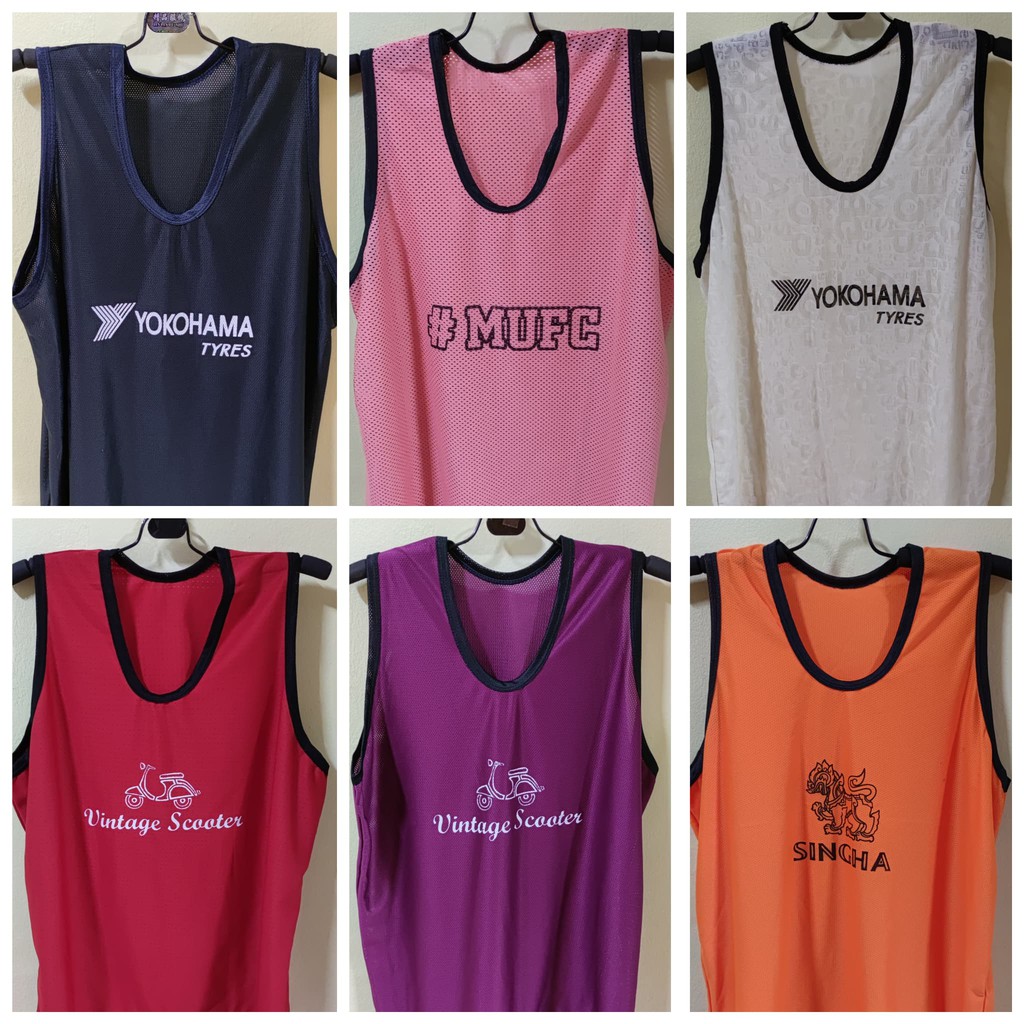 เสื้อกล้ามผู้ใหญ่ (กล้าม 1) ชุดออกกำลังกายผู้ชาย กีฬา หน้าร้อน มีรูระบายอากาศ ขนาดฟรีไซด์ ราคาถูก