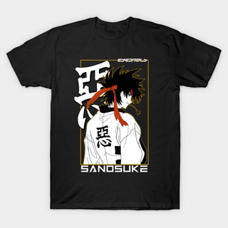 เสื้อยืดโอเวอร์ไซส์เสื้อท็อป ลาย SanosukeS-3XL